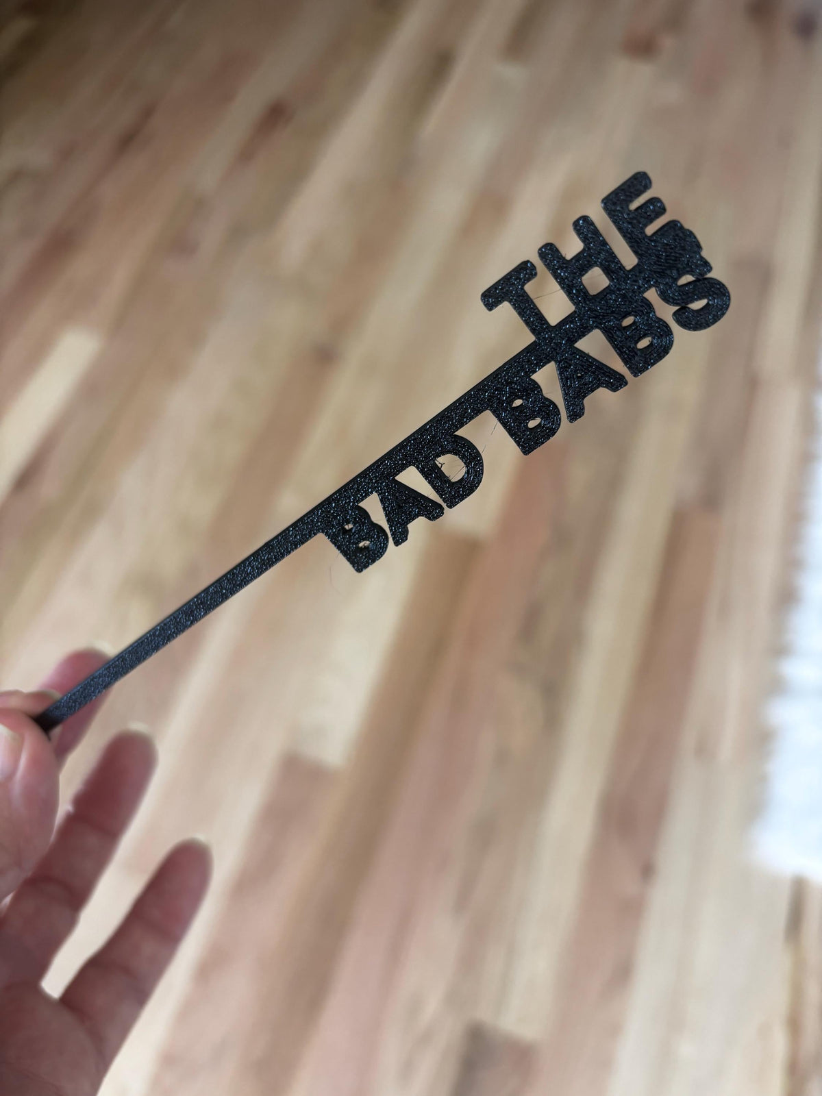 Customer photo: personalized drink stir sticks from a 5-star Etsy review (3)
